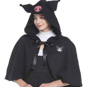 NWT RETIRED Kuromi Figural Ears Girls Capelet